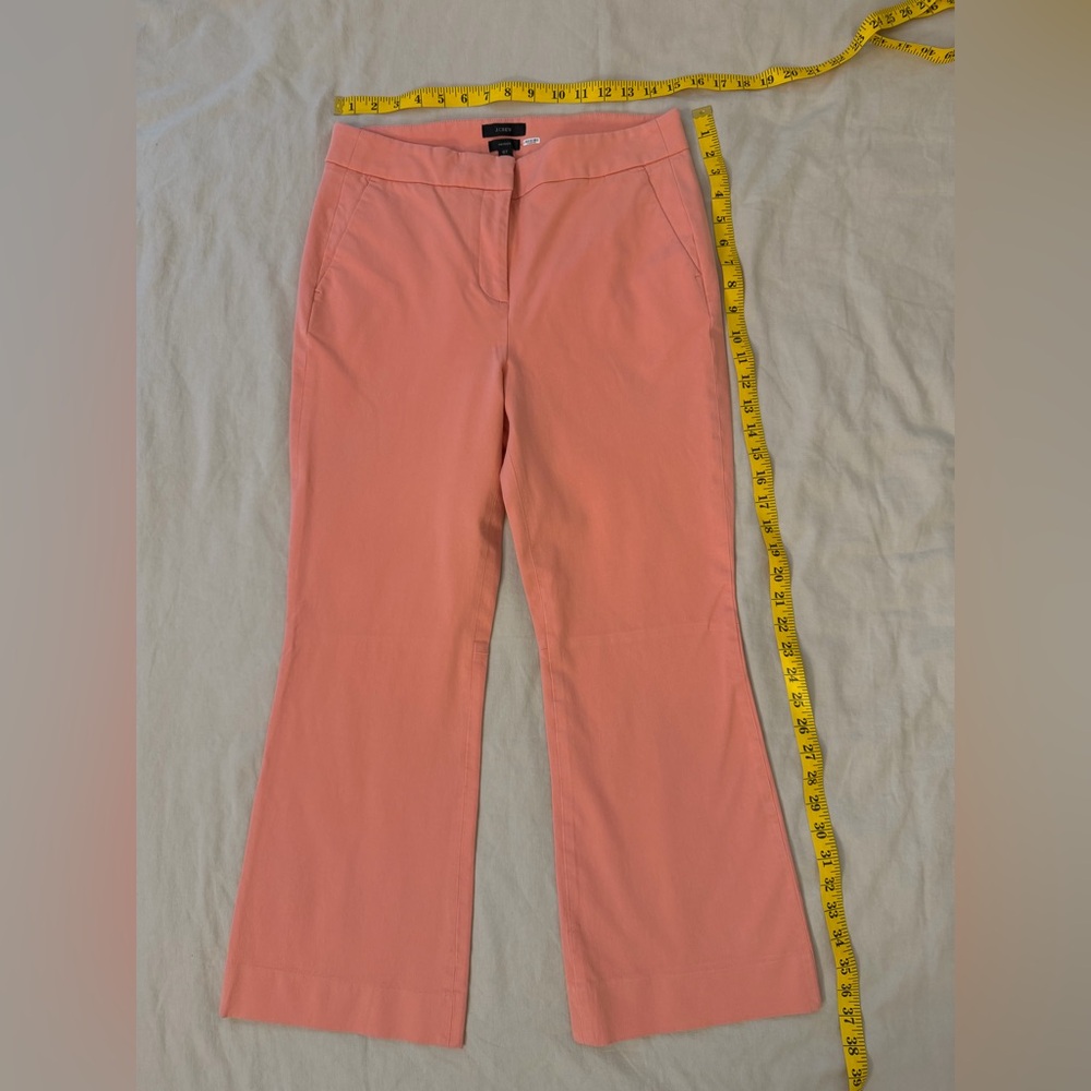 J. Crew Coral Boot Cut Pants
